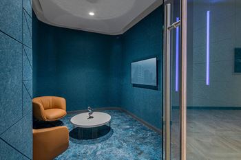 Resident podcast studio